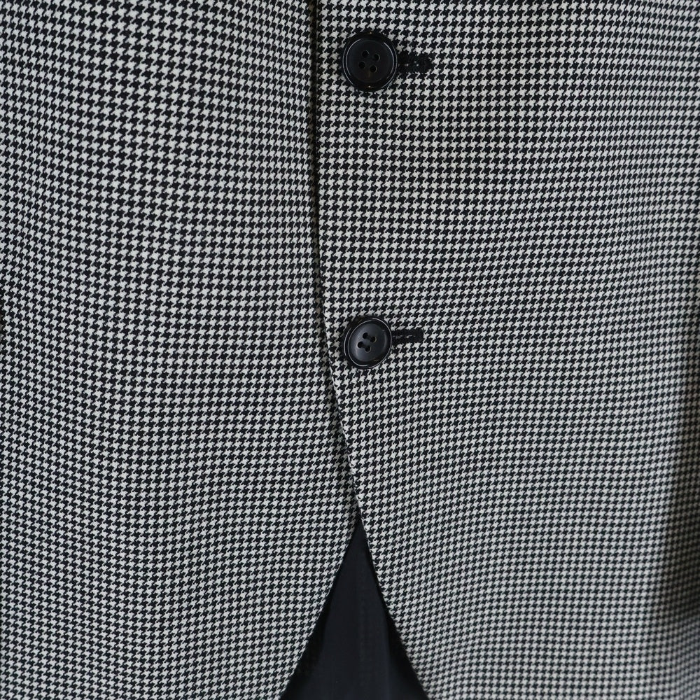 COMME des GARCONS(コムデギャルソン) 23AW AD2023 千鳥格子 ウール シングルテーラードジャケット グレー GL-J015