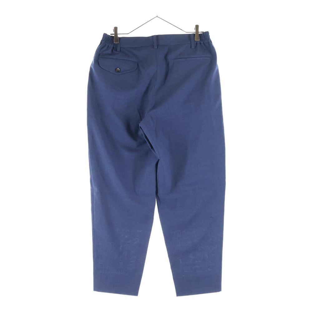 COMME des GARCONS HOMME DEUX(コムデギャルソン オムドゥ) 23SS AD2022 ウール テーパードスラックスパンツ ブルー DK-P033