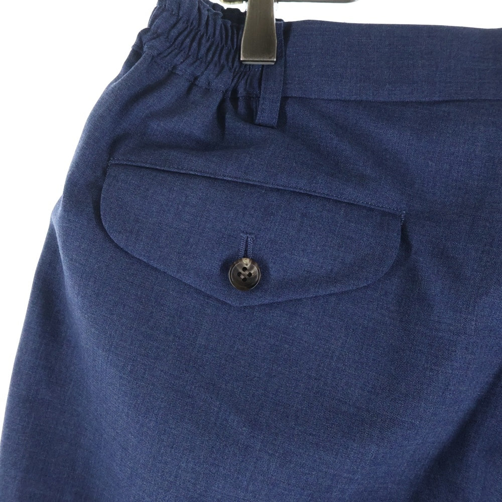 COMME des GARCONS HOMME DEUX(コムデギャルソン オムドゥ) 23SS AD2022 ウール テーパードスラックスパンツ ブルー DK-P033