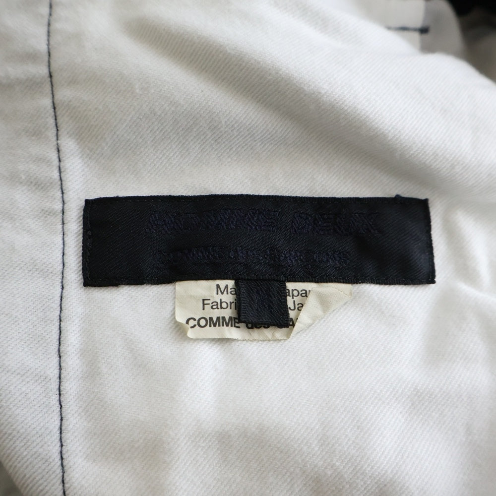 COMME des GARCONS HOMME DEUX(コムデギャルソン オムドゥ) 24SS AD2023 ストライプ セットアップスーツ シングルテーラードジャケット スラックスパンツ ネイビー DM-J030/DM-P028