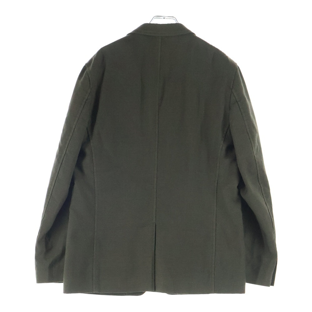COMME des GARCONS HOMME(コムデギャルソンオム) 20AW AD2020 ドッキング シングルテーラードジャケット カーキ HF-J002