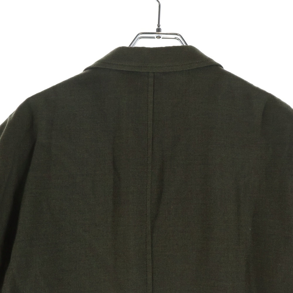 COMME des GARCONS HOMME(コムデギャルソンオム) 20AW AD2020 ドッキング シングルテーラードジャケット カーキ HF-J002