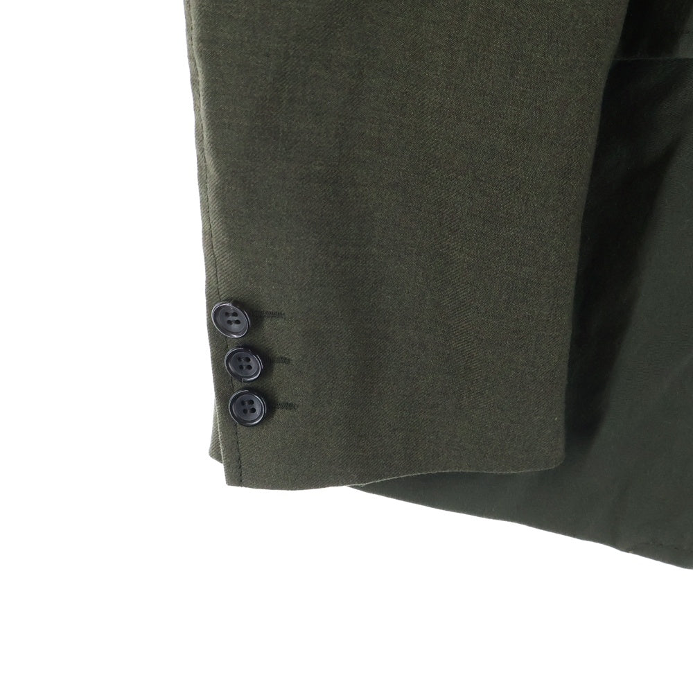 COMME des GARCONS HOMME(コムデギャルソンオム) 20AW AD2020 ドッキング シングルテーラードジャケット カーキ HF-J002