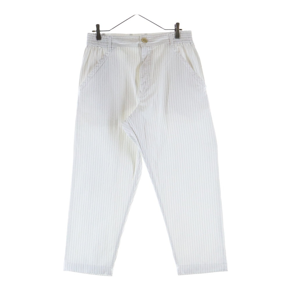 COMME des GARCONS HOMME DEUX(コムデギャルソン オムドゥ) 22SS AD2021 ポリ縮絨 イージーテーパードパンツ ホワイト DI-P050