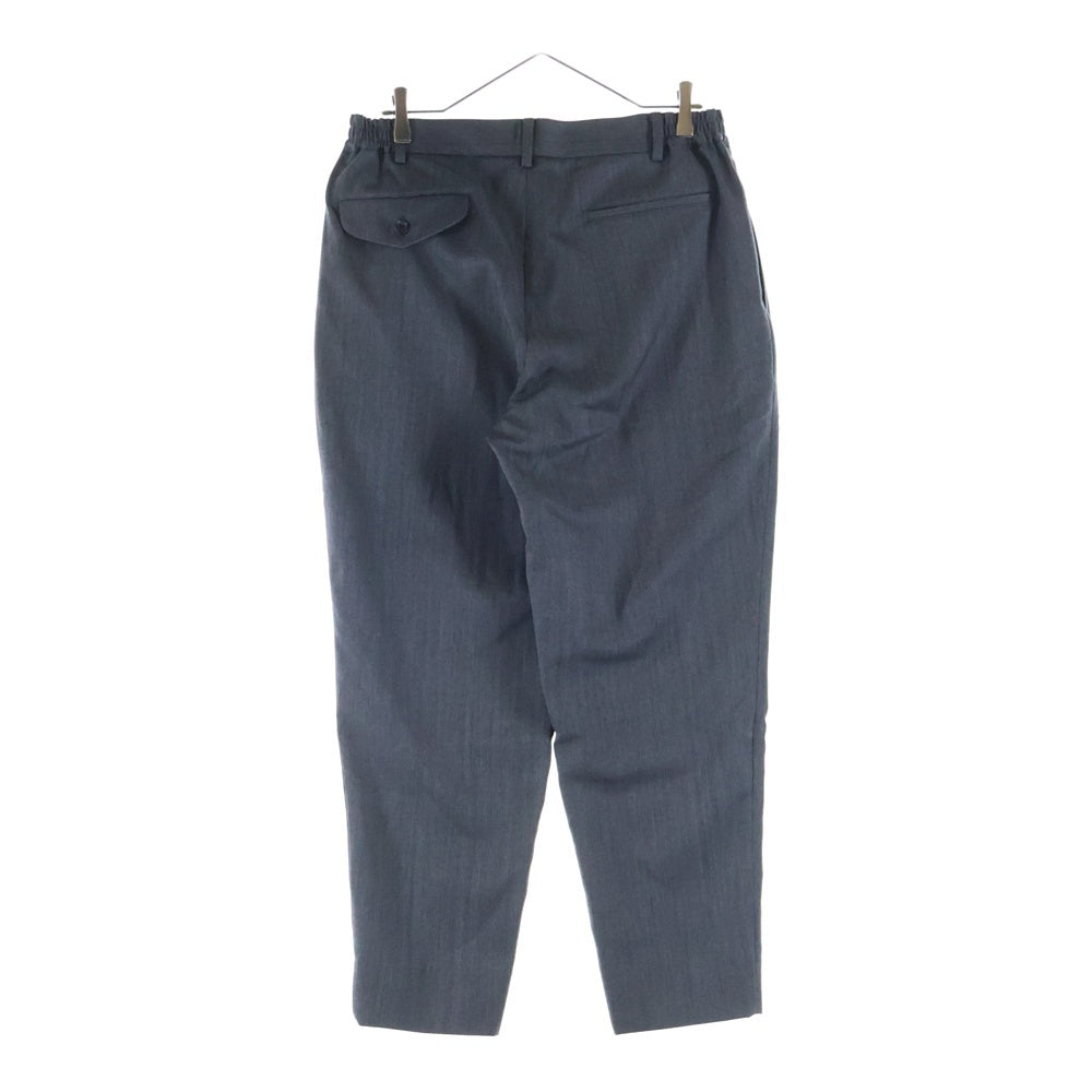 COMME des GARCONS HOMME DEUX(コムデギャルソン オムドゥ) 25SS AD2024 ストライプ切り替え テーパードスラックスパンツ グレー