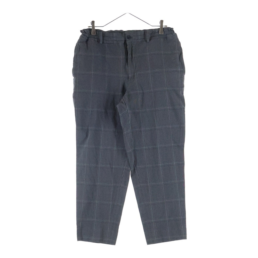 COMME des GARCONS HOMME DEUX(コムデギャルソン オムドゥ) 25SS AD2024 グレンチェック テーパードスラックスパンツ グレー DO-P028
