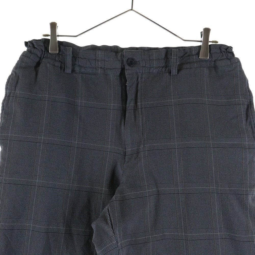 COMME des GARCONS HOMME DEUX(コムデギャルソン オムドゥ) 25SS AD2024 グレンチェック テーパードスラックスパンツ グレー DO-P028