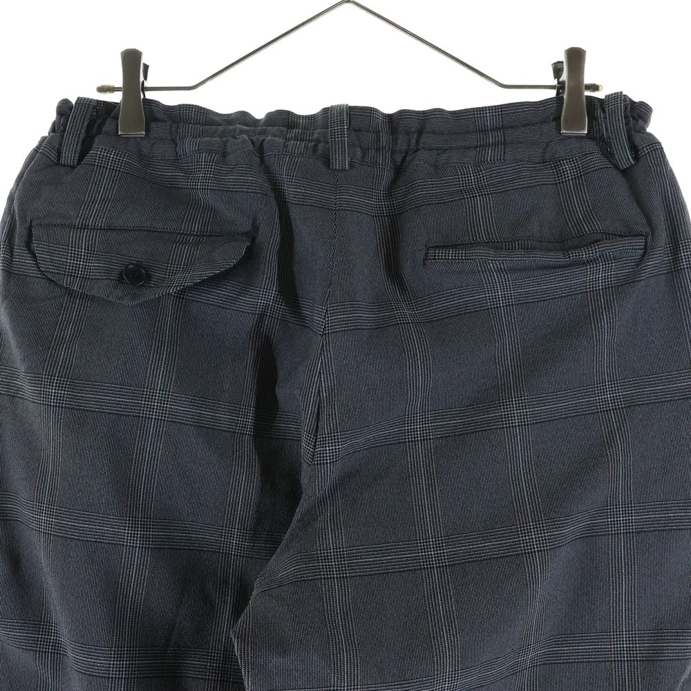 COMME des GARCONS HOMME DEUX(コムデギャルソン オムドゥ) 25SS AD2024 グレンチェック テーパードスラックスパンツ グレー DO-P028