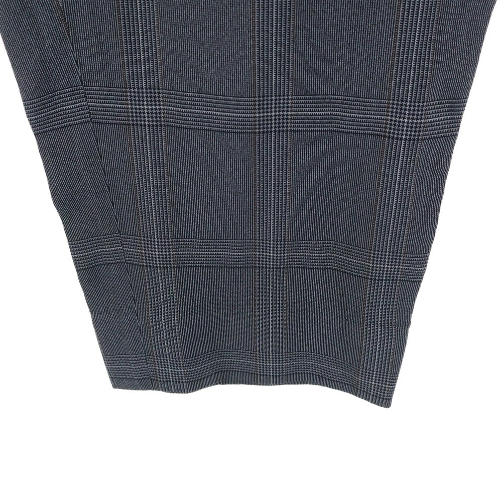 COMME des GARCONS HOMME DEUX(コムデギャルソン オムドゥ) 25SS AD2024 グレンチェック テーパードスラックスパンツ グレー DO-P028