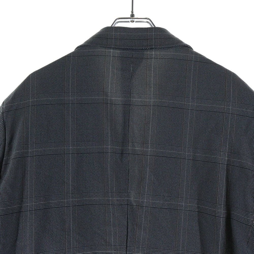 COMME des GARCONS HOMME DEUX(コムデギャルソン オムドゥ) 25SS AD2024 グレンチェック シングルテーラードジャケット グレー DO-J028
