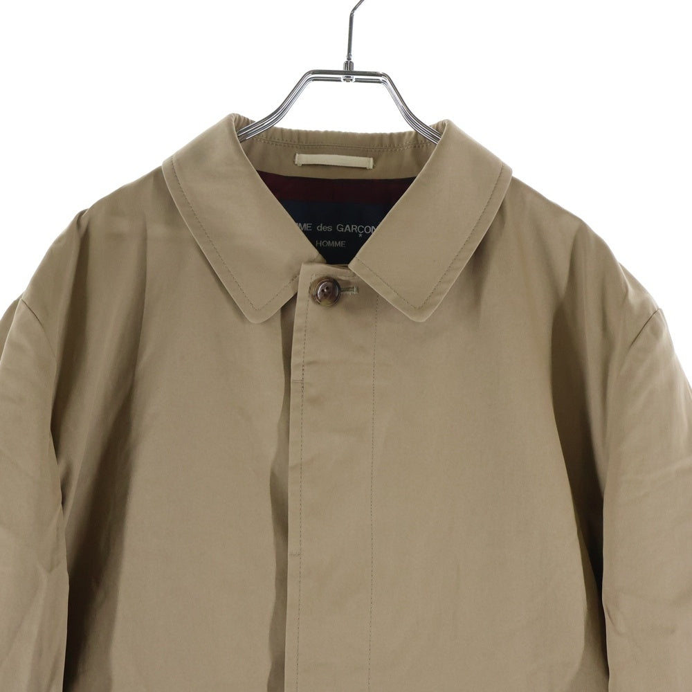 COMME des GARCONS HOMME(コムデギャルソンオム) 20AW AD2020 裏地総柄 ステンカラーコート ベージュ HF-C002