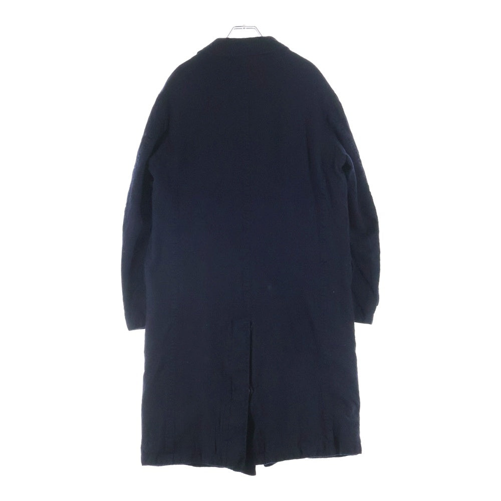 COMME des GARCONS HOMME(コムデギャルソンオム) 20AW AD2020 ウールサージ縮絨 ステンカラーコート ブラック HF-C007