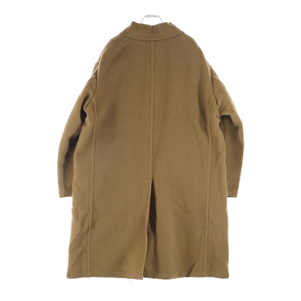 COMME des GARCONS HOMME(コムデギャルソンオム) 22AW AD2022 ウール混 ステンカラーコート ブラウン HJ-C005