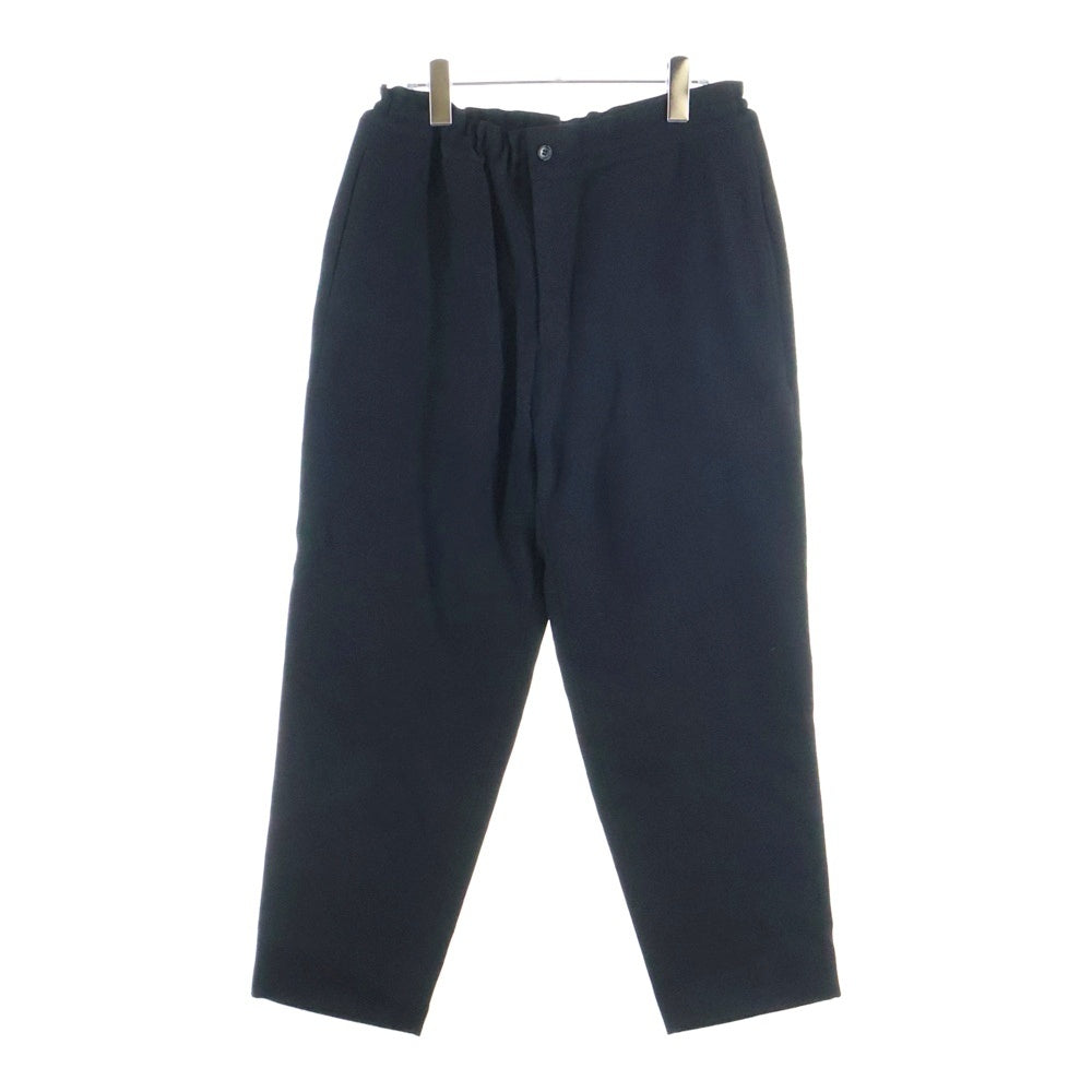 COMME des GARCONS HOMME DEUX(コムデギャルソン オムドゥ) 21AW AD2021 クロップド ウールイージースラックスパンツ ブラック DH-P024