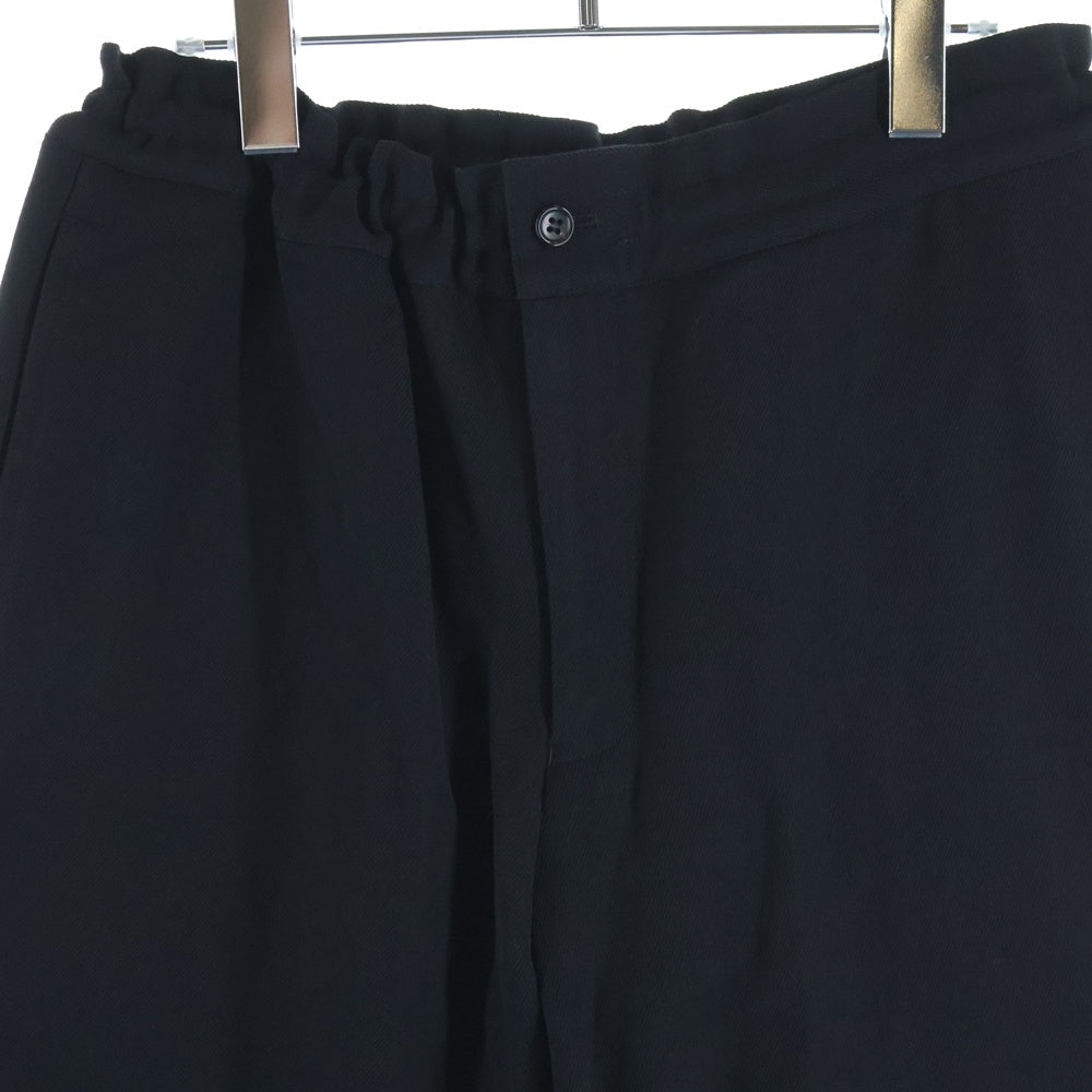 COMME des GARCONS HOMME DEUX(コムデギャルソン オムドゥ) 21AW AD2021 クロップド ウールイージースラックスパンツ ブラック DH-P024