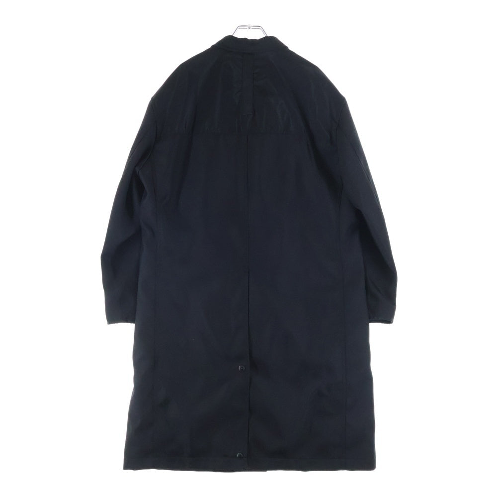 COMME des GARCONS HOMME(コムデギャルソンオム) 23AW AD2023 異素材切替 ロングコート ブラック HL-C001