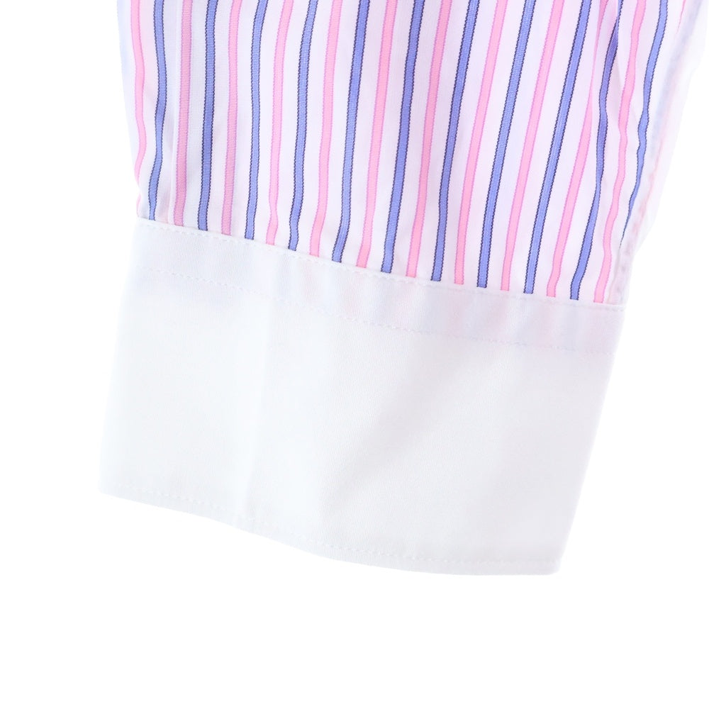 COMME des GARCONS SHIRT(コムデギャルソンシャツ) フォーエバー 長袖マルチストライプ コットンシャツ ピンク/ブルー FZ-B088