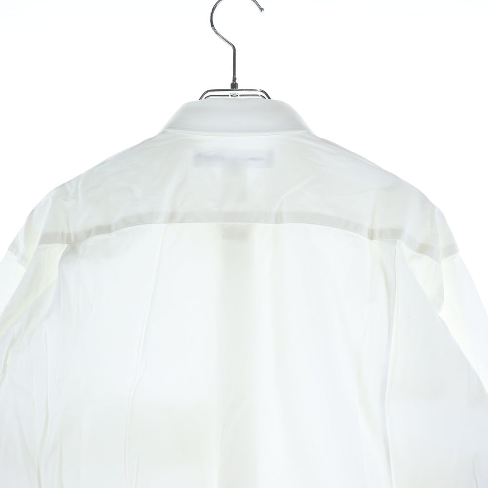 COMME des GARCONS SHIRT(コムデギャルソンシャツ) 22AW FOREVER フォーエバー 袖インベーダープリント 長袖コットンシャツ ホワイト FJ-B029