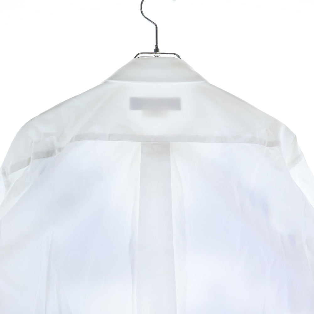 COMME des GARCONS HOMME DEUX(コムデギャルソン オムドゥ) 24SS AD2023 フロントストライプデザイン 長袖シャツ ホワイト/ブルー DM-B035