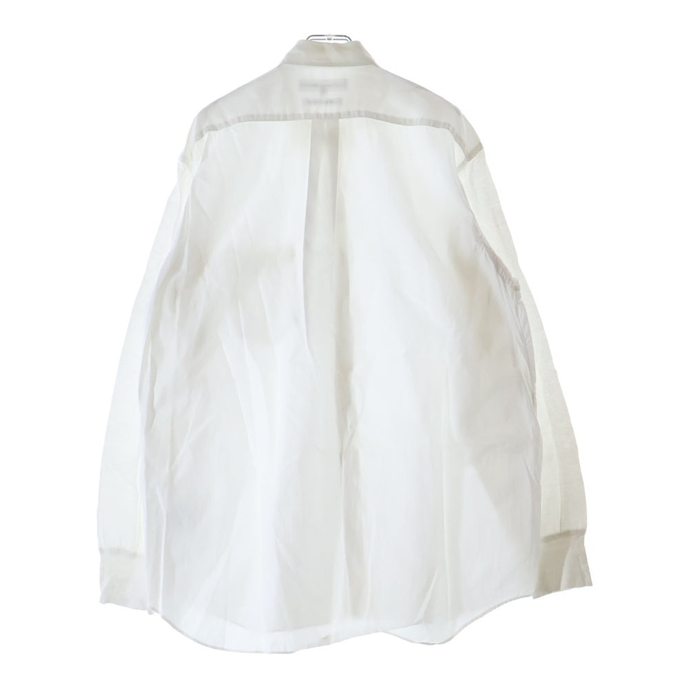 COMME des GARCONS SHIRT(コムデギャルソンシャツ) 80-90S 初期刺繍タグ 袖カットソー切替 長袖シャツ ホワイト