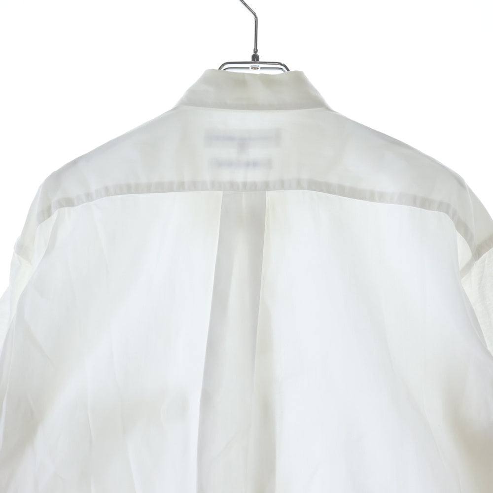 COMME des GARCONS SHIRT(コムデギャルソンシャツ) 80-90S 初期刺繍タグ 袖カットソー切替 長袖シャツ ホワイト