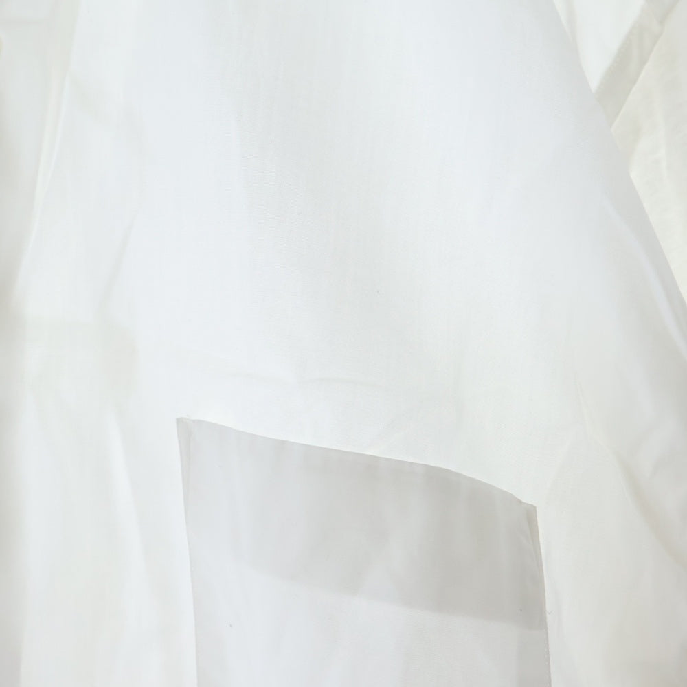 COMME des GARCONS SHIRT(コムデギャルソンシャツ) 80-90S 初期刺繍タグ 袖カットソー切替 長袖シャツ ホワイト