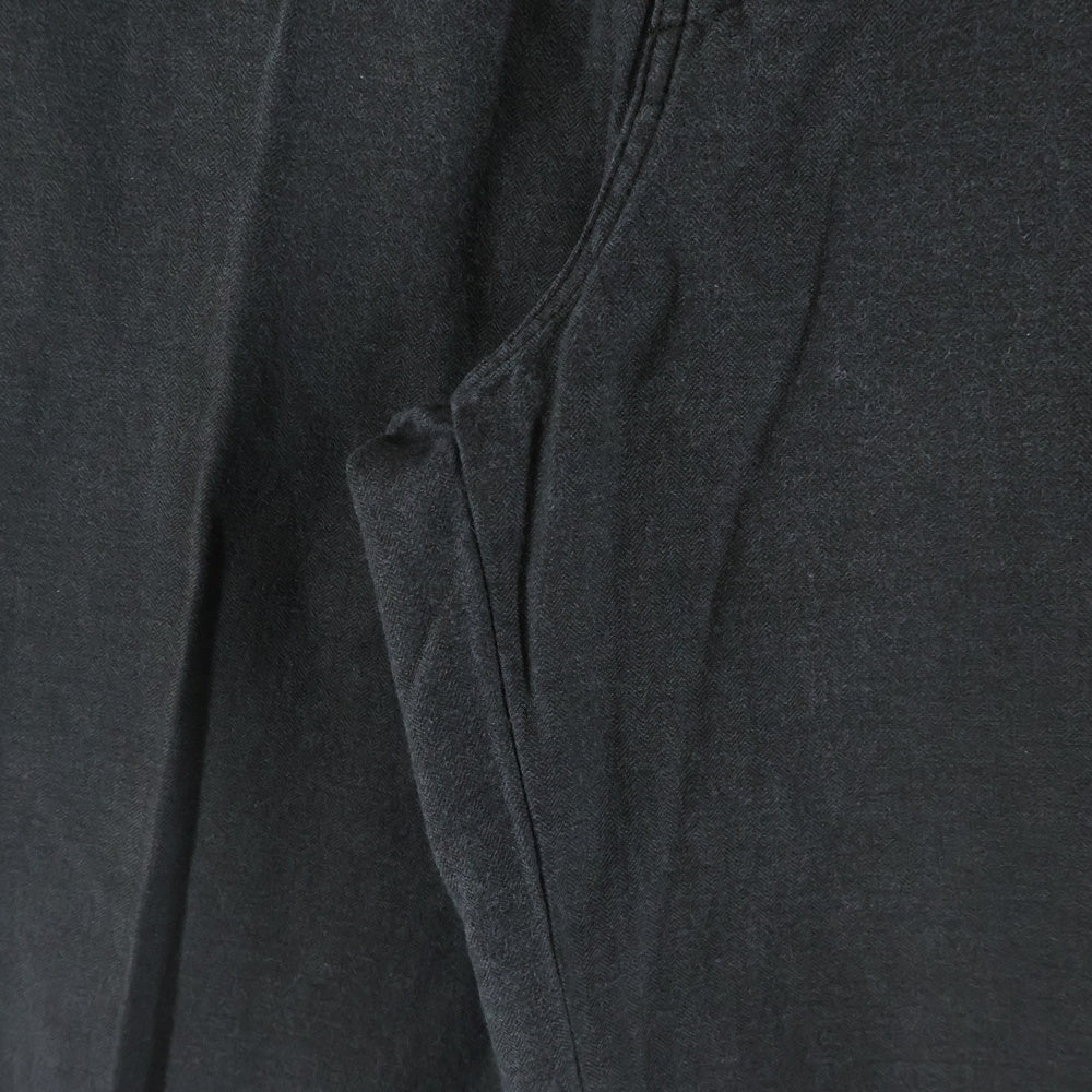COMME des GARCONS HOMME(コムデギャルソンオム) 17AW AD2017 製品染め ストレート スラックスパンツ グレー HT-P032