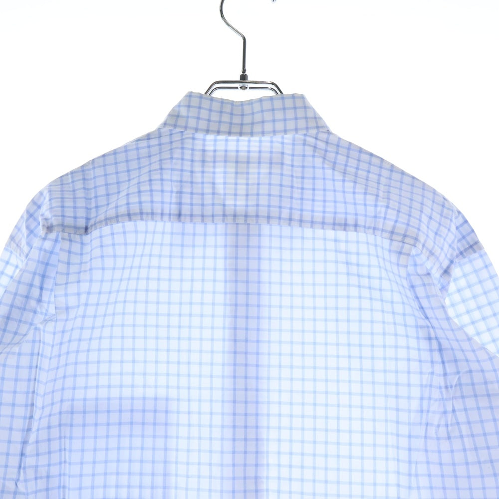 COMME des GARCONS SHIRT(コムデギャルソンシャツ) 長袖チェックボタンシャツ ホワイト/ブルー FO07B201