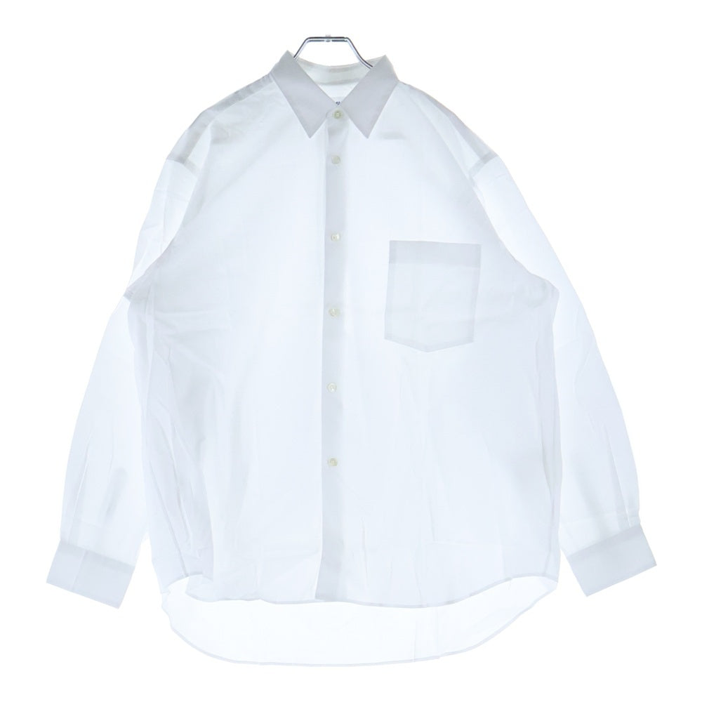 COMME des GARCONS SHIRT(コムデギャルソンシャツ) 22SS コットンポプリン 長袖シャツ ホワイト FI-B041