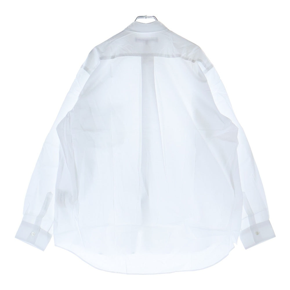 COMME des GARCONS SHIRT(コムデギャルソンシャツ) 22SS コットンポプリン 長袖シャツ ホワイト FI-B041
