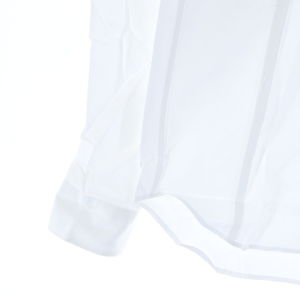 COMME des GARCONS HOMME DEUX(コムデギャルソン オムドゥ) 20AW AD2020 フロントパッチワーク 長袖ボタンシャツ ホワイト DF-B049