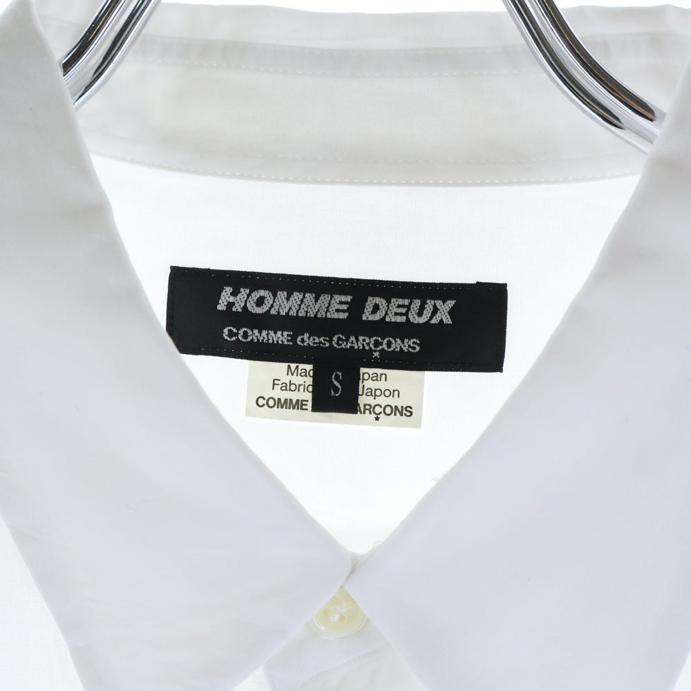 COMME des GARCONS HOMME DEUX(コムデギャルソン オムドゥ) 21AW AD2021 マルチポケット長袖シャツ ホワイト DH-B030