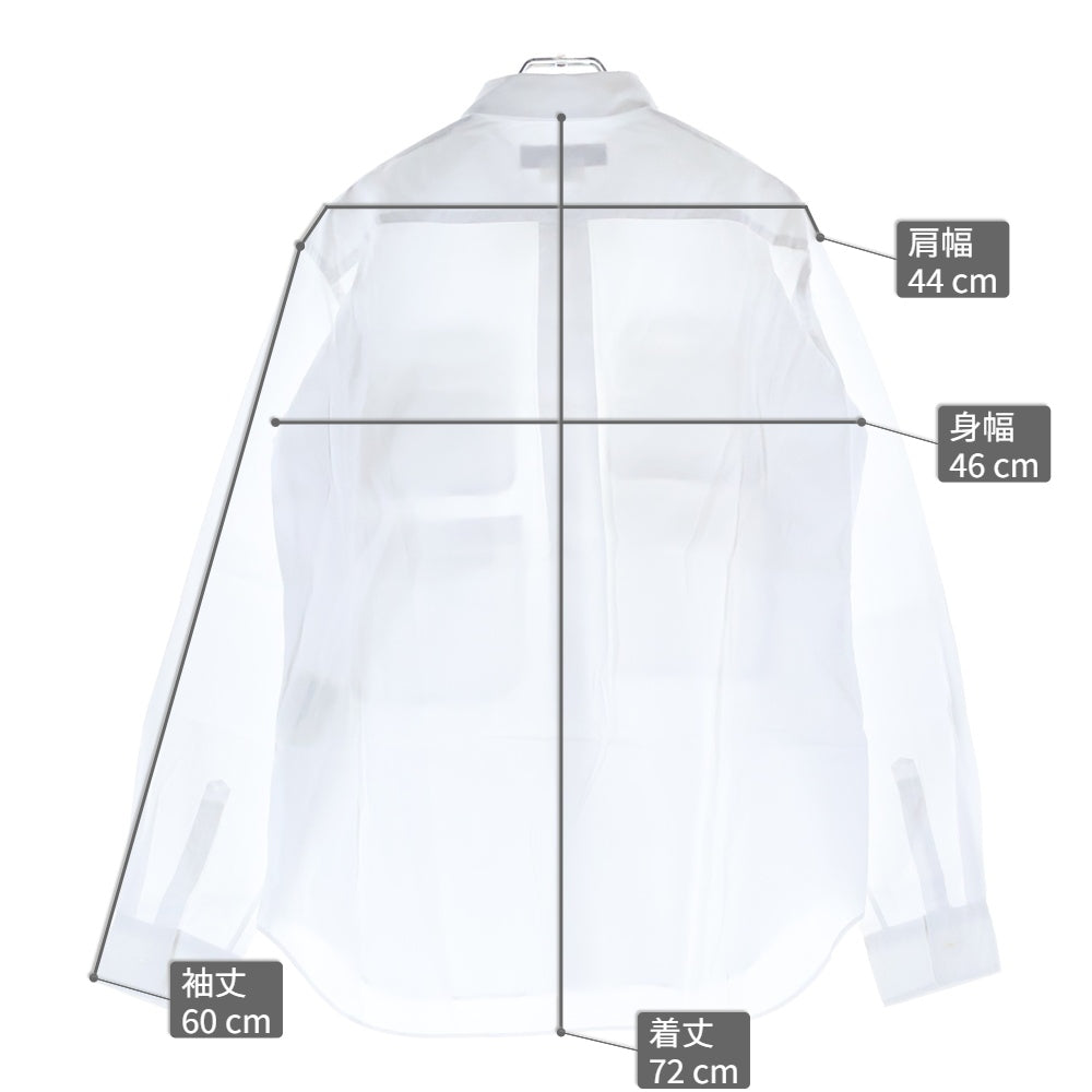 COMME des GARCONS HOMME DEUX(コムデギャルソン オムドゥ) 21AW AD2021 マルチポケット長袖シャツ ホワイト DH-B030