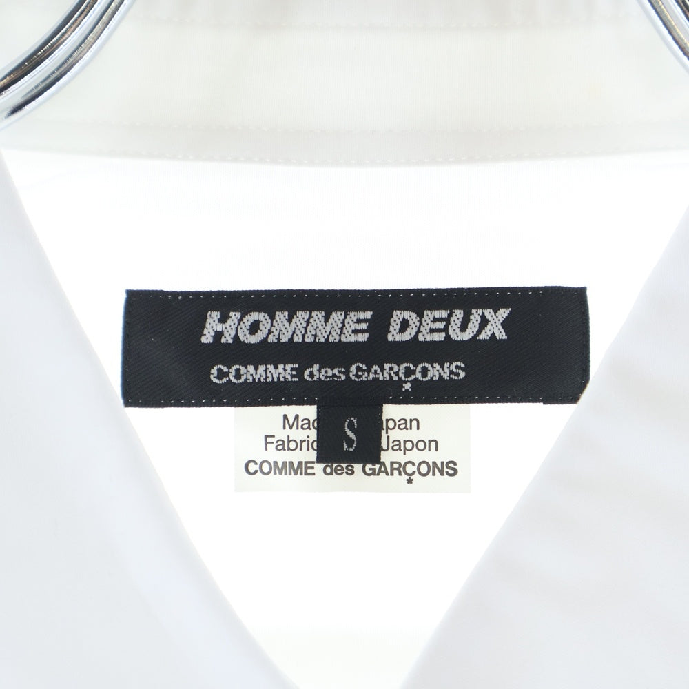 COMME des GARCONS HOMME DEUX(コムデギャルソン オムドゥ) 20AW AD2020 長袖ボタンシャツ ホワイト DF-B037
