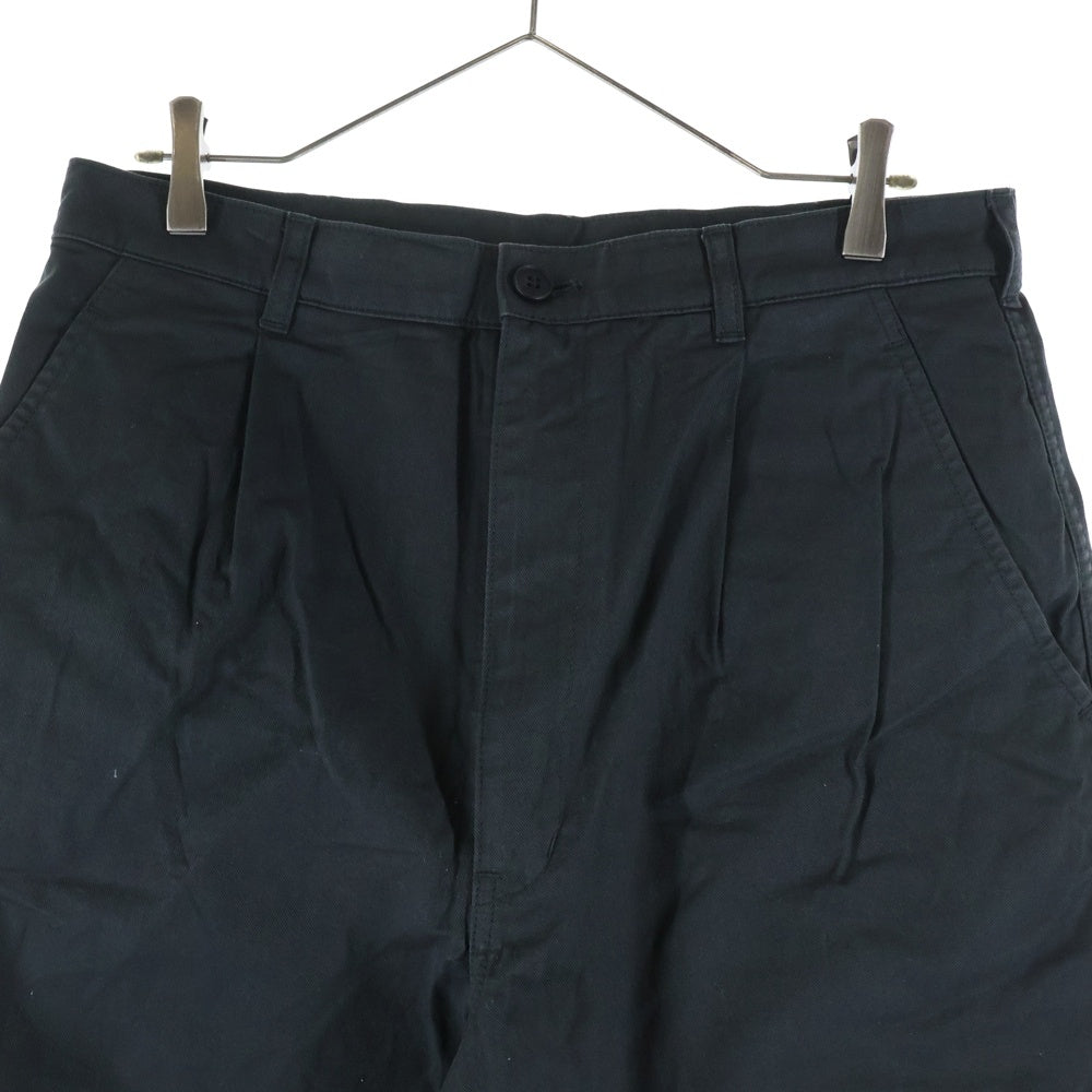 COMME des GARCONS HOMME(コムデギャルソンオム) 22SS AD2021 製品染め 1タック ストレート チノ パンツ グレー HI-P003