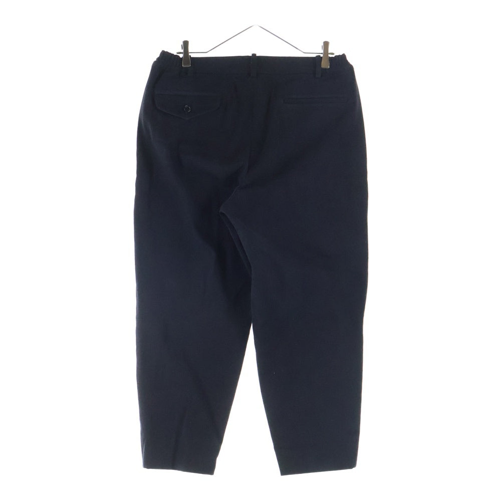 COMME des GARCONS HOMME DEUX(コムデギャルソン オムドゥ) 22AW AD2022 キュプラ混 テーパードスラックスパンツ ブラック DJ-P028