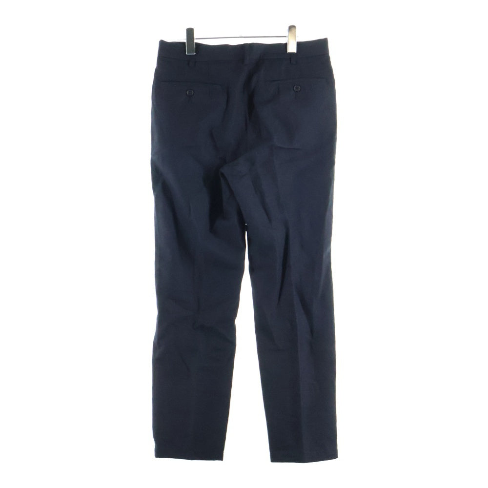 COMME des GARCONS HOMME(コムデギャルソンオム) 24SS AD2023 リネン テーパードスラックスパンツ ブラック HM-P023
