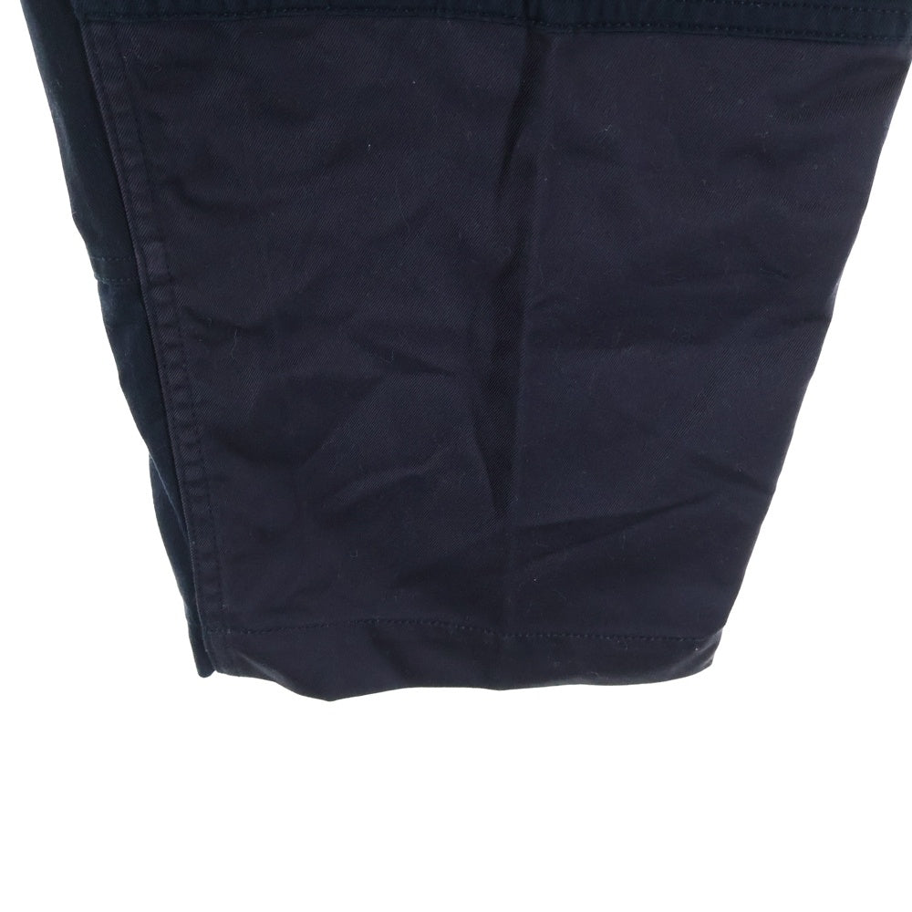 COMME des GARCONS HOMME(コムデギャルソンオム) 21AW AD2021 パッチワーク ワイドチノパンツ ネイビー HH-P013