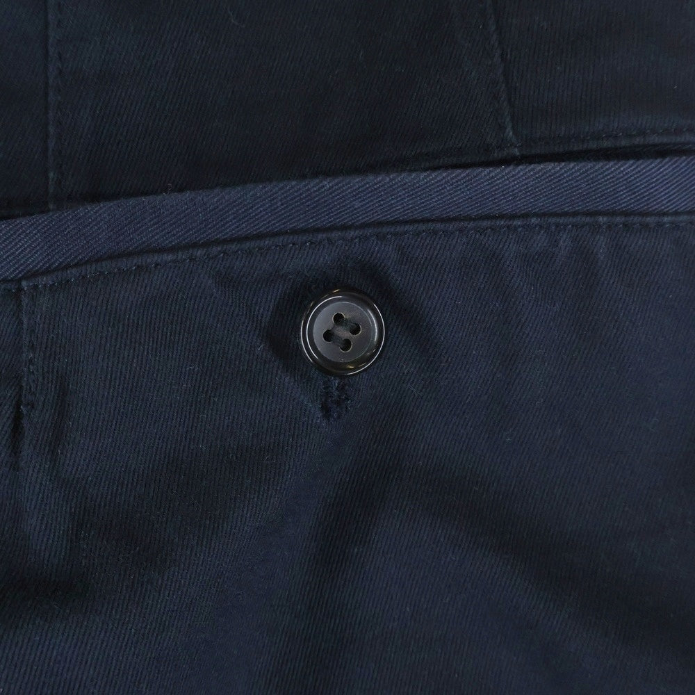 COMME des GARCONS HOMME(コムデギャルソンオム) 21AW AD2021 パッチワーク ワイドチノパンツ ネイビー HH-P013