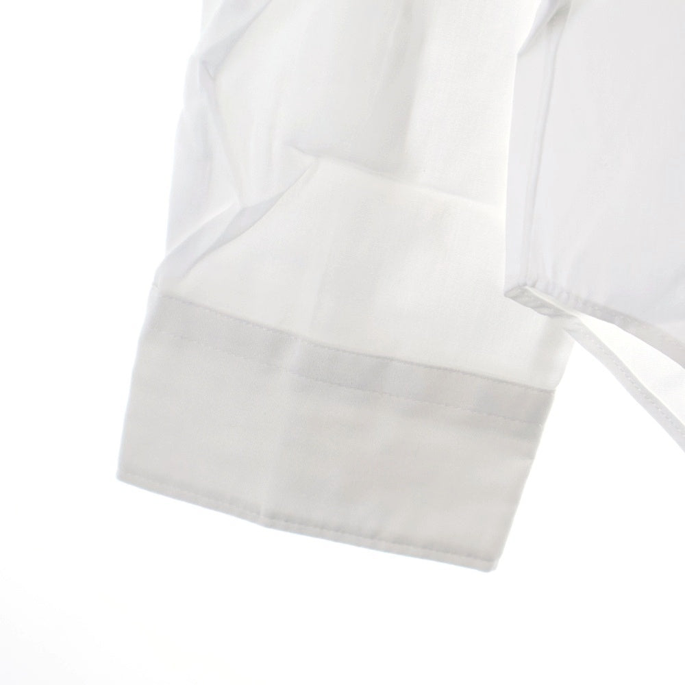 COMME des GARCONS HOMME DEUX(コムデギャルソン オムドゥ) 22SS AD2021 ギンガムチェックドッキング 長袖ボタンシャツ ホワイト/ブルー DI-B023