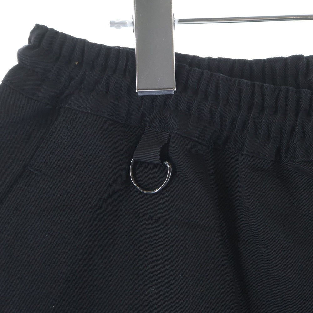COMME des GARCONS HOMME(コムデギャルソンオム) 24SS AD2023 綿リネンツイル イージーパンツ ブラック HM-P005