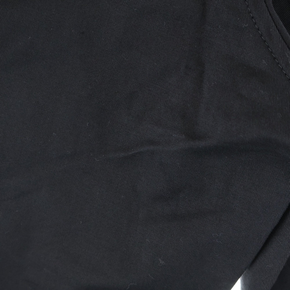 COMME des GARCONS HOMME(コムデギャルソンオム) 24SS AD2023 綿リネンツイル イージーパンツ ブラック HM-P005