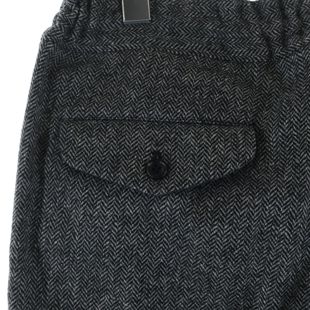COMME des GARCONS HOMME DEUX(コムデギャルソン オムドゥ) 21AW AD2021 ヘリンボーン ウール イージースラックスパンツ グレー DH-P044