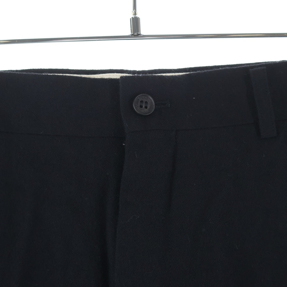 COMME des GARCONS HOMME(コムデギャルソンオム) 22AW AD2022 ウール テーパードスラックスパンツ ブラック HJ-P020