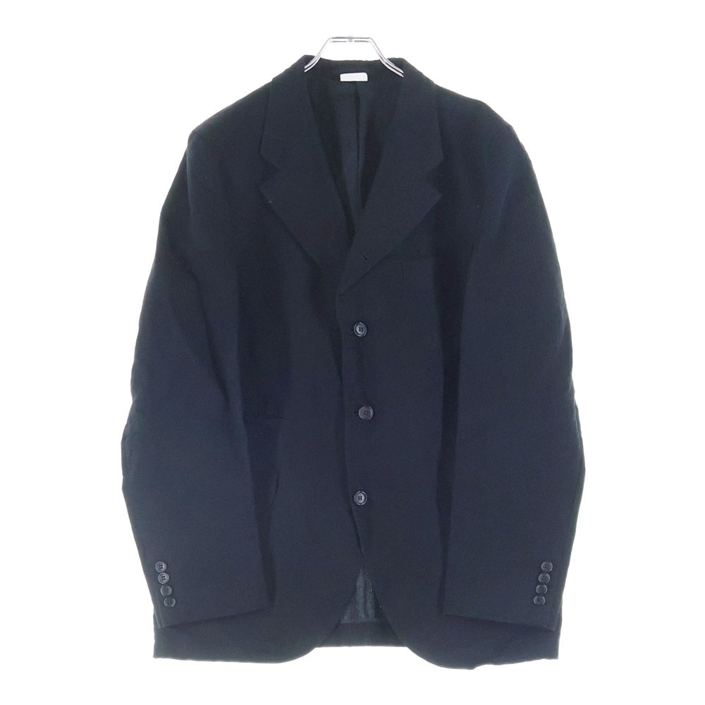 COMME des GARCONS HOMME DEUX(コムデギャルソン オムドゥ) 23SS AD2022 和紙混 セットアップスーツ 3Bテーラードジャケット テーパードスラックスパンツ ブラック DK-J052/DK-P053