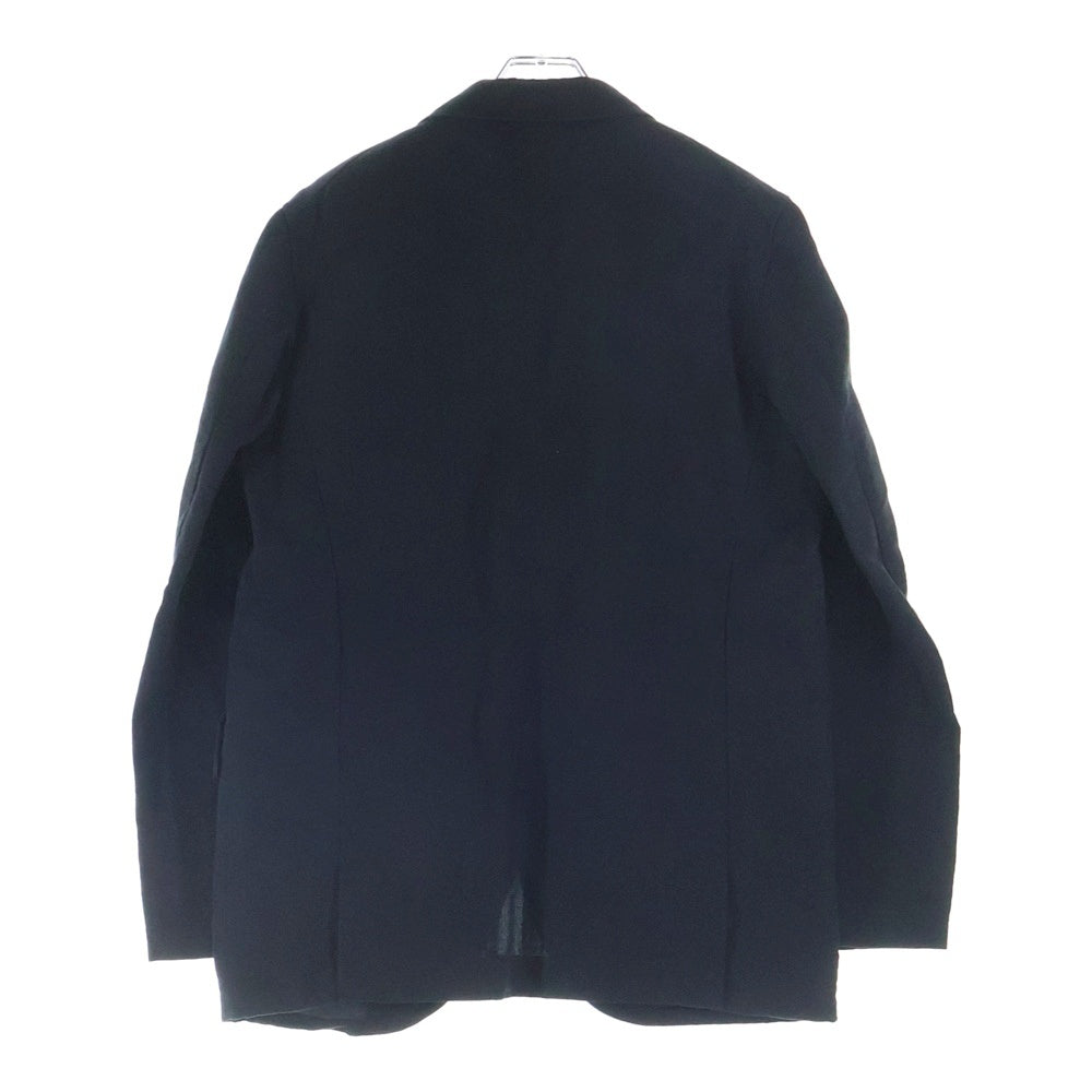 COMME des GARCONS HOMME DEUX(コムデギャルソン オムドゥ) 23SS AD2022 和紙混 セットアップスーツ 3Bテーラードジャケット テーパードスラックスパンツ ブラック DK-J052/DK-P053