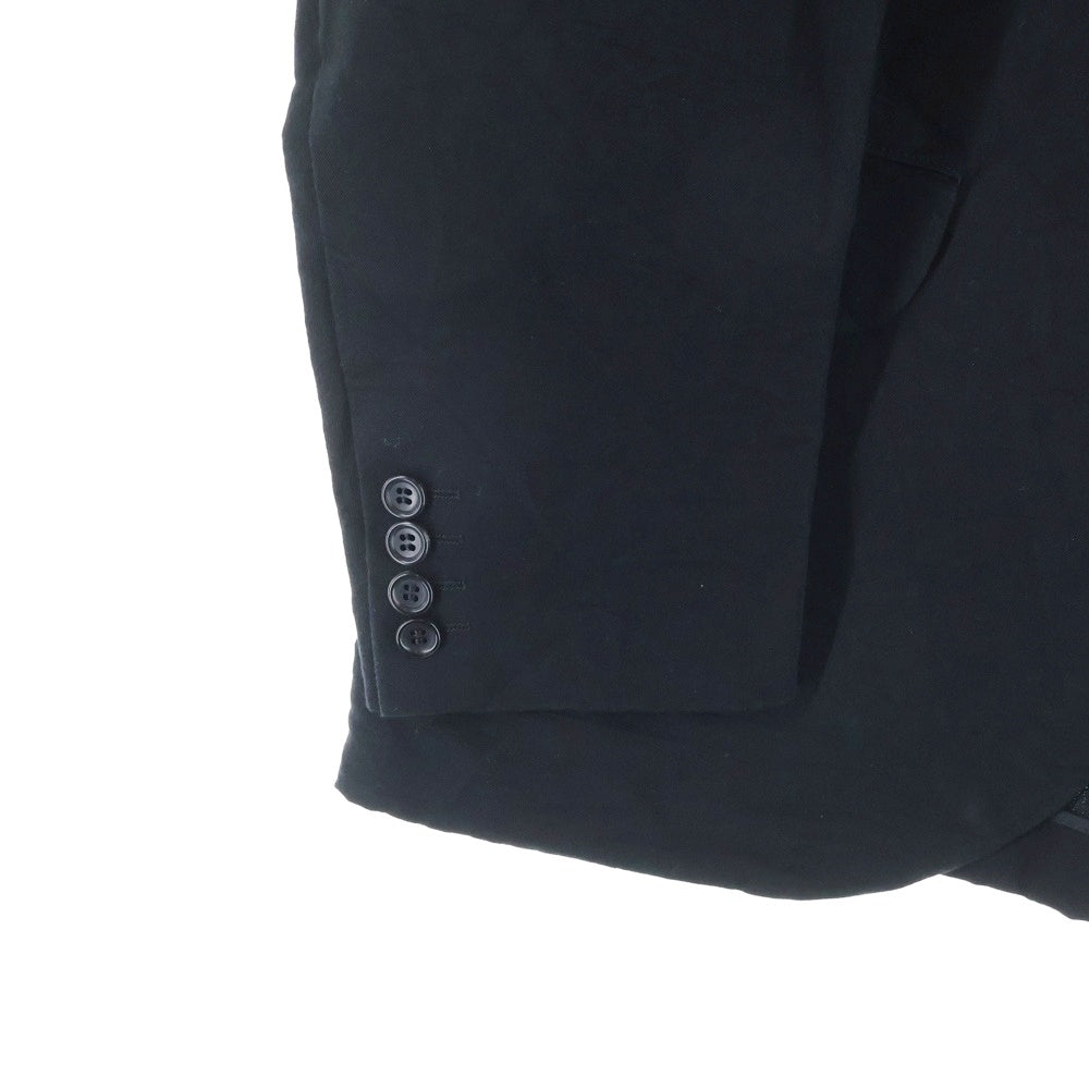 COMME des GARCONS HOMME DEUX(コムデギャルソン オムドゥ) 23SS AD2022 和紙混 セットアップスーツ 3Bテーラードジャケット テーパードスラックスパンツ ブラック DK-J052/DK-P053
