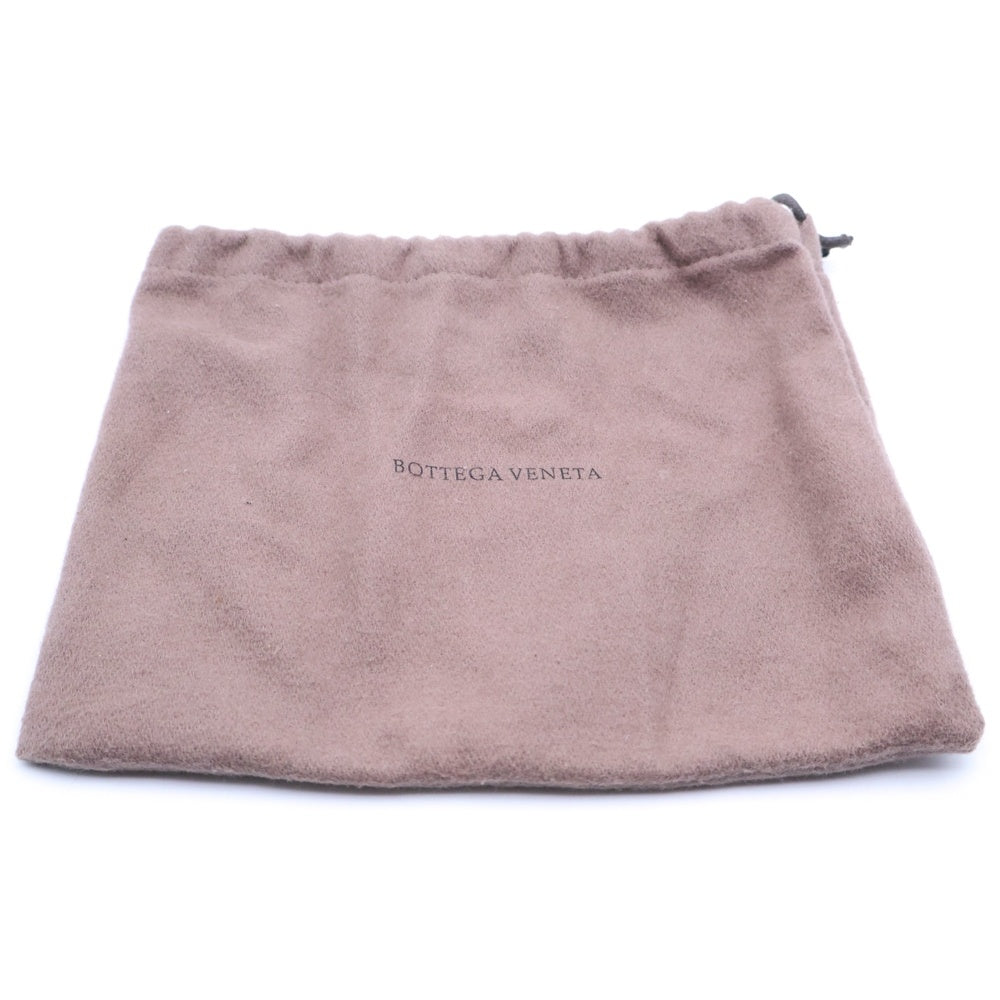BOTTEGA VENETA(ボッテガヴェネタ) イントレチャート ステッチデザイン ウォレット 二つ折り財布 ブラック