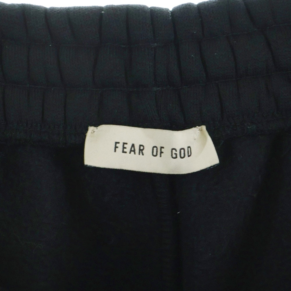 FEAR OF GOD(フィアオブゴッド) SWEATPANT ロゴパッチ イージースウェットジョガーパンツ ブラック