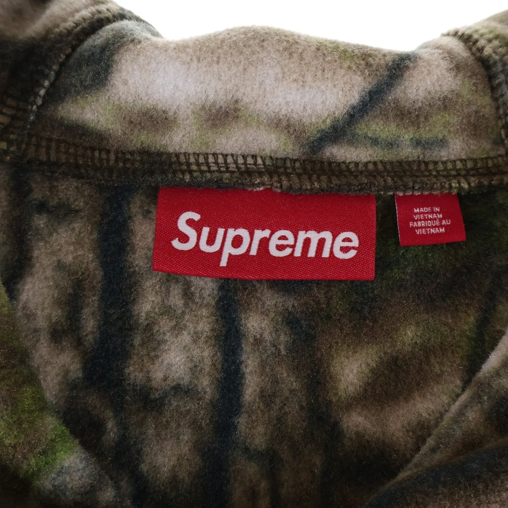 SUPREME(シュプリーム) 25AW Polartec Facemask Half Zip Pullover ポーラテック フェイスマスク ハーフジップ プルオーバー フリースジャケット カーキ
